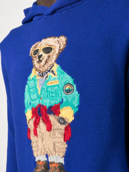 Polo Bear Knitted Hoodie by Polo Ralph Lauren - bottegalusso: Premier Destination for Modern Luxury Menswear