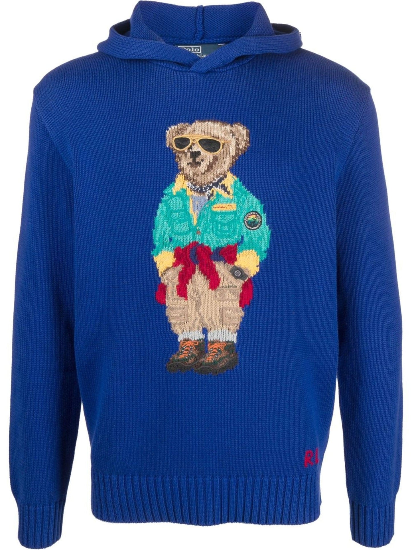 polo bear knitted hoodie by polo ralph lauren - bottegalusso: premier destination for modern luxury menswear