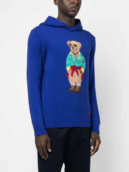 Polo Bear Knitted Hoodie by Polo Ralph Lauren - bottegalusso: Premier Destination for Modern Luxury Menswear