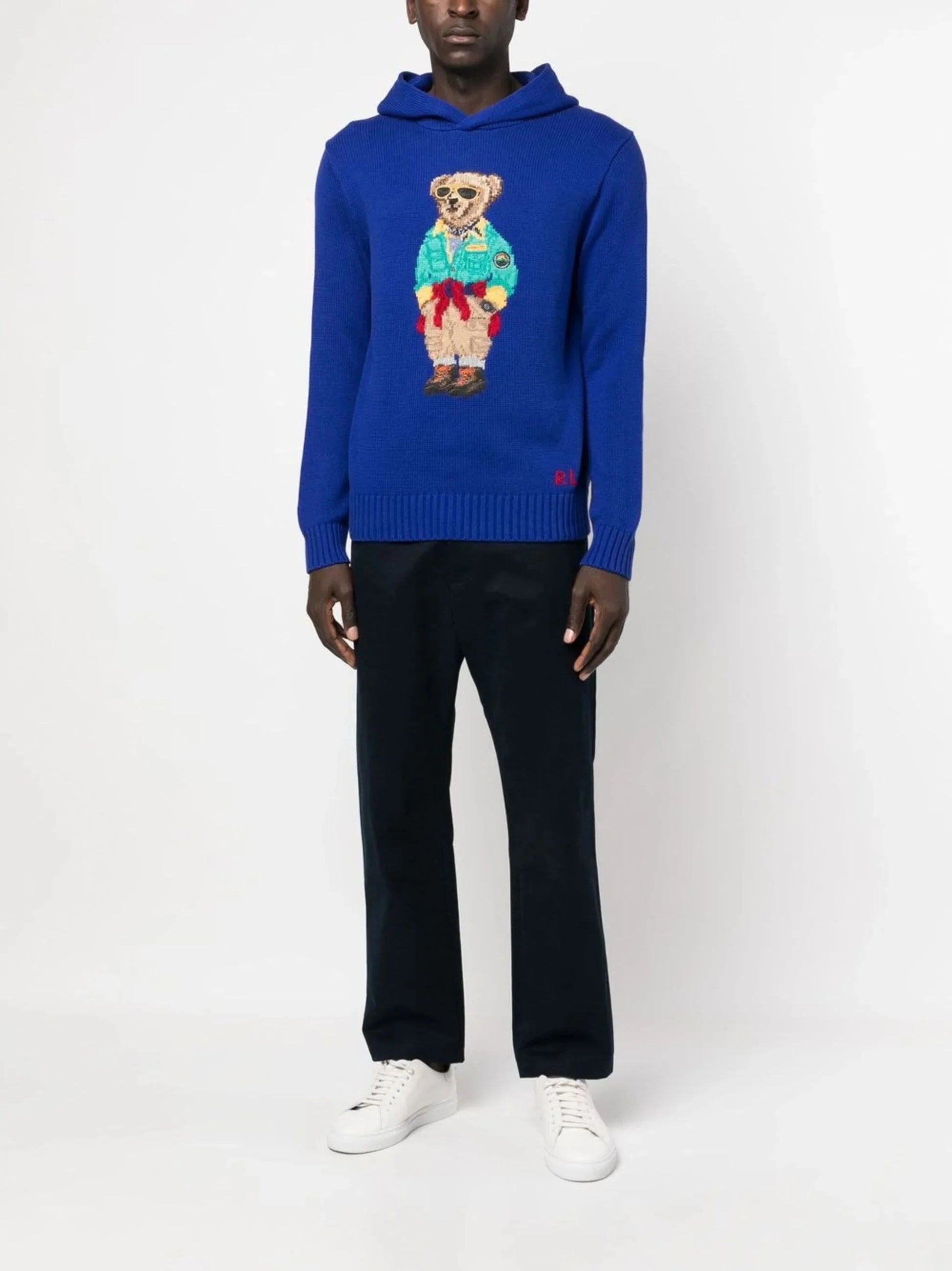 Polo Bear Knitted Hoodie by Polo Ralph Lauren - bottegalusso: Premier Destination for Modern Luxury Menswear