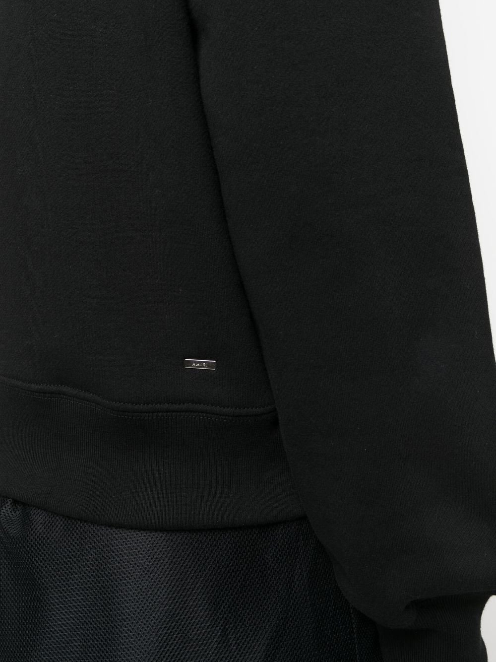 ma core logo print hoodie by amiri - bottegalusso: premier destination for modern luxury menswear