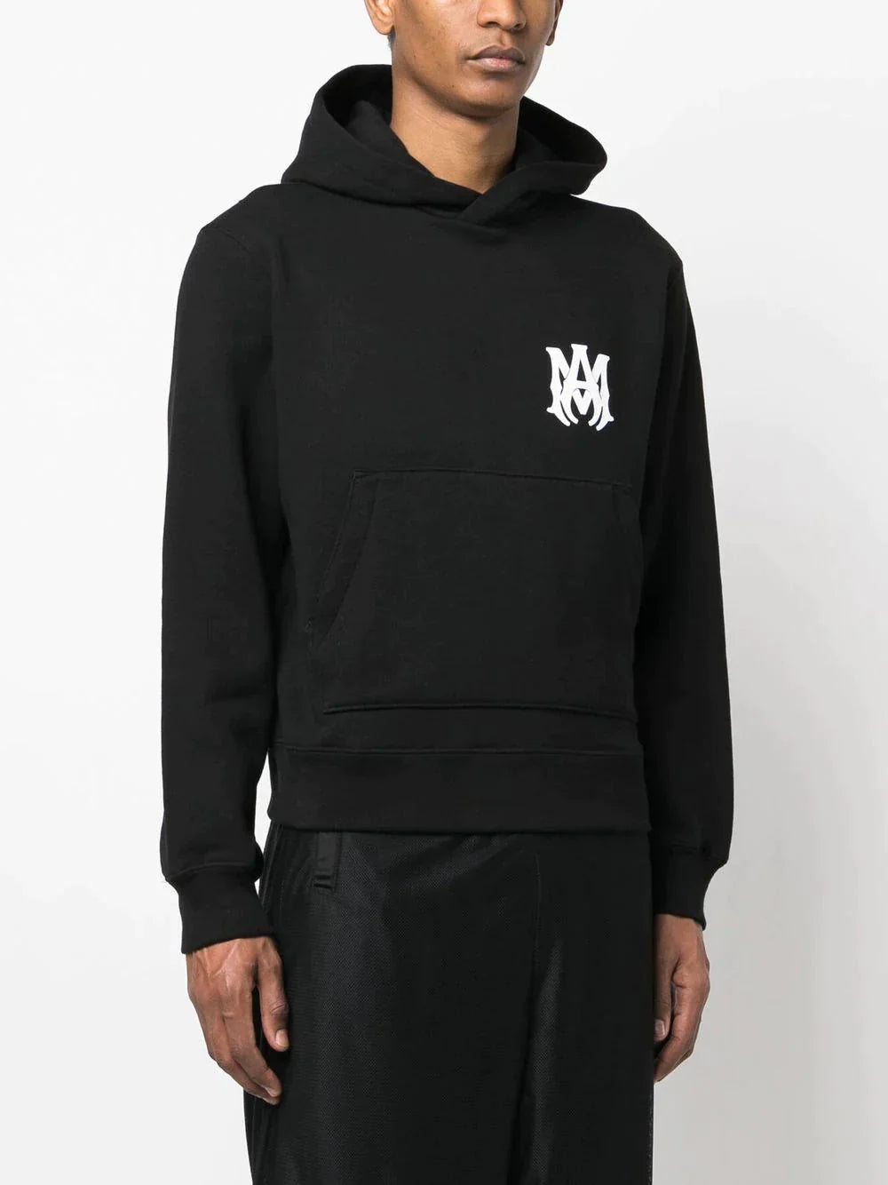 ma core logo print hoodie by amiri - bottegalusso: premier destination for modern luxury menswear