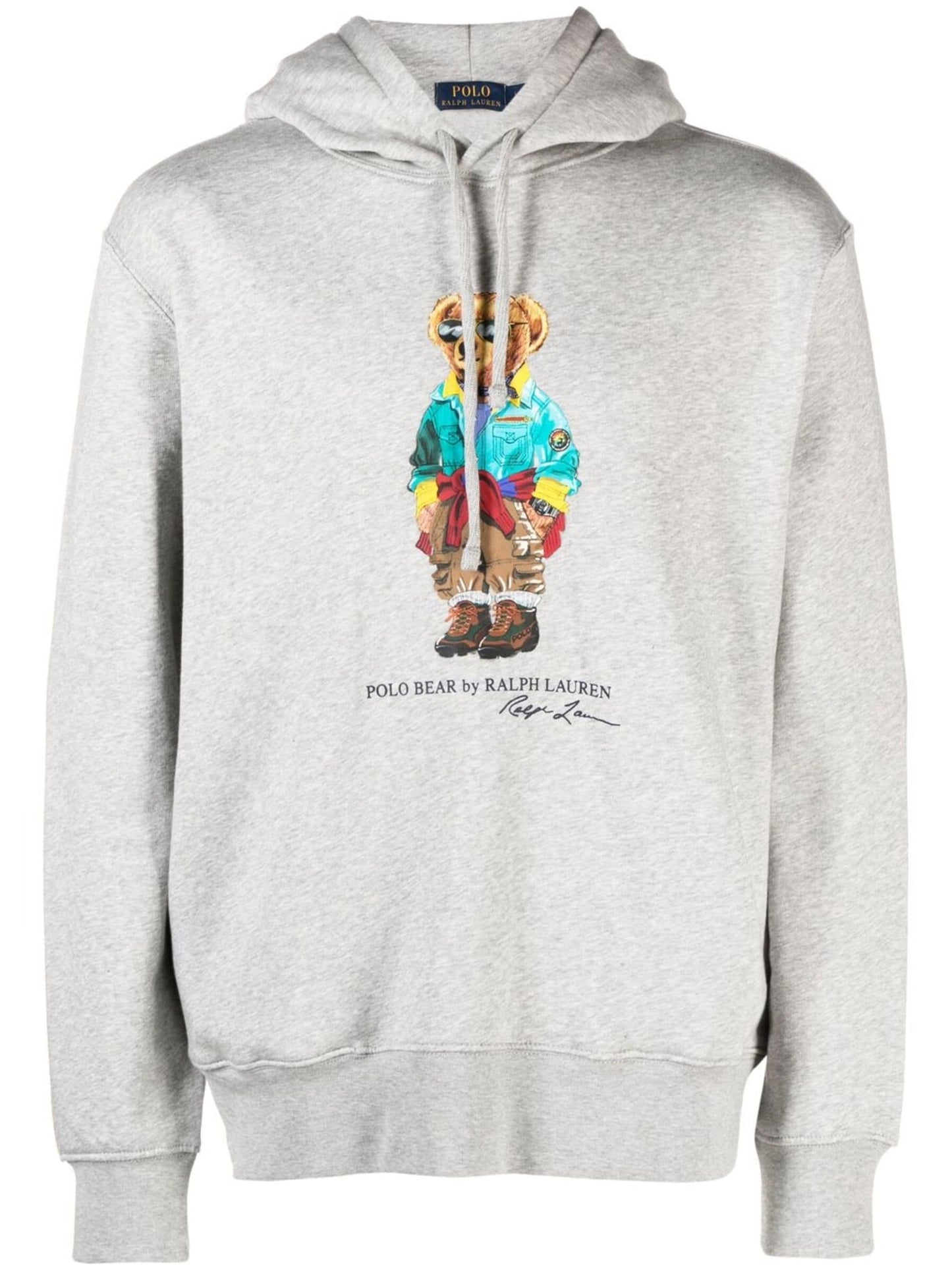 teddy bear cotton blend hoodie by polo ralph lauren - bottegalusso: premier destination for modern luxury menswear