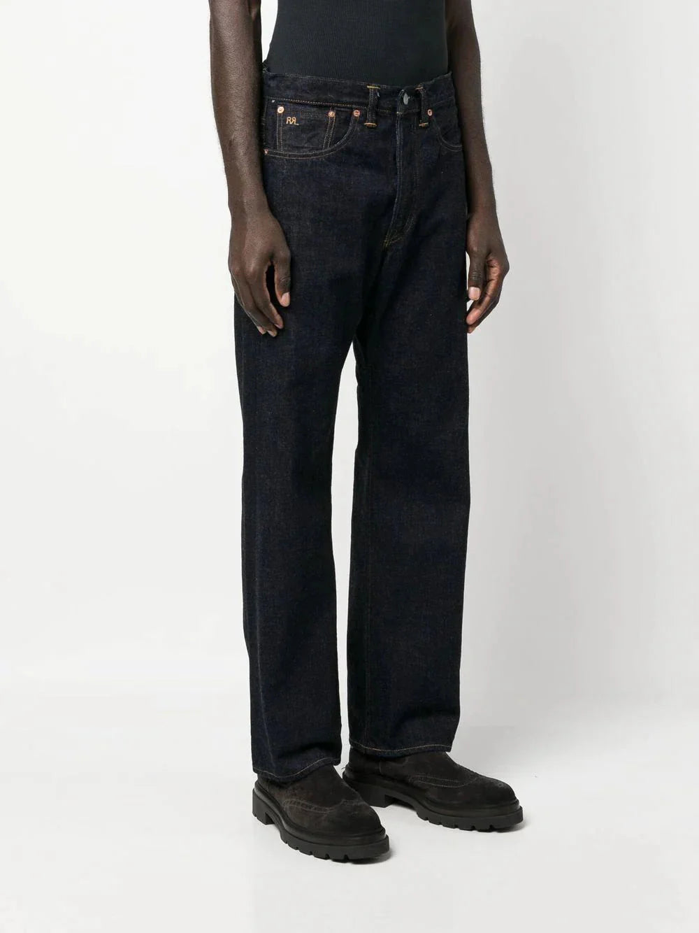 straight leg jeans by ralph lauren rrl - bottegalusso: premier destination for modern luxury menswear