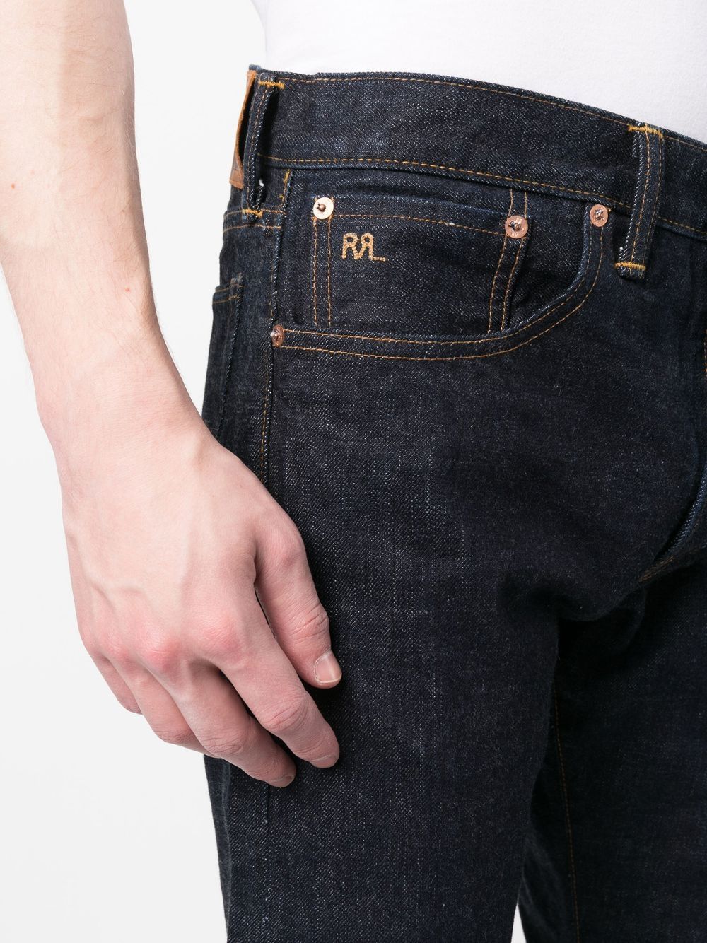 slim cut five pocket by ralph lauren rrl - bottegalusso: premier destination for modern luxury menswear