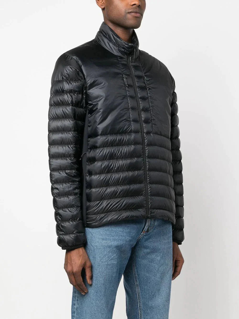 padded zip - up jacket by moncler - bottegalusso: premier destination for modern luxury menswear