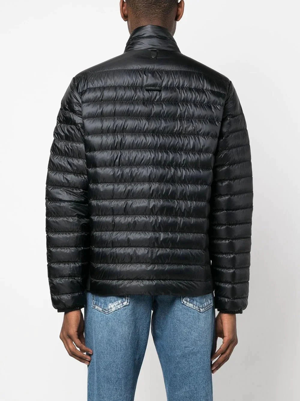 padded zip - up jacket by moncler - bottegalusso: premier destination for modern luxury menswear