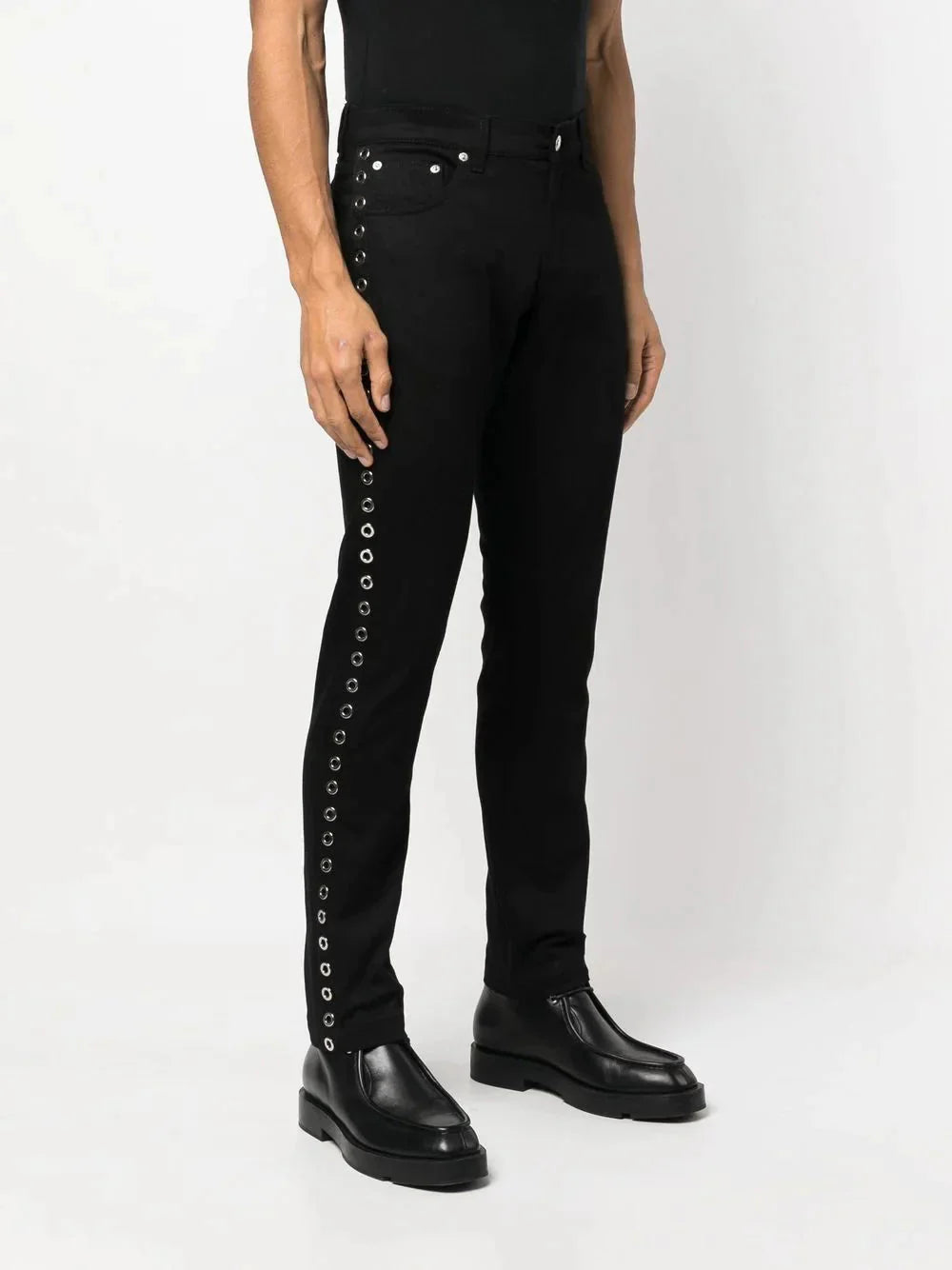 mid rise skinny jeans by alexander mcqueen - bottegalusso: premier destination for modern luxury menswear