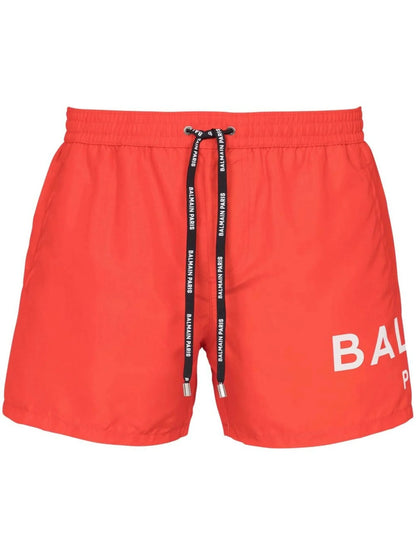 Logo Print Swim Shorts