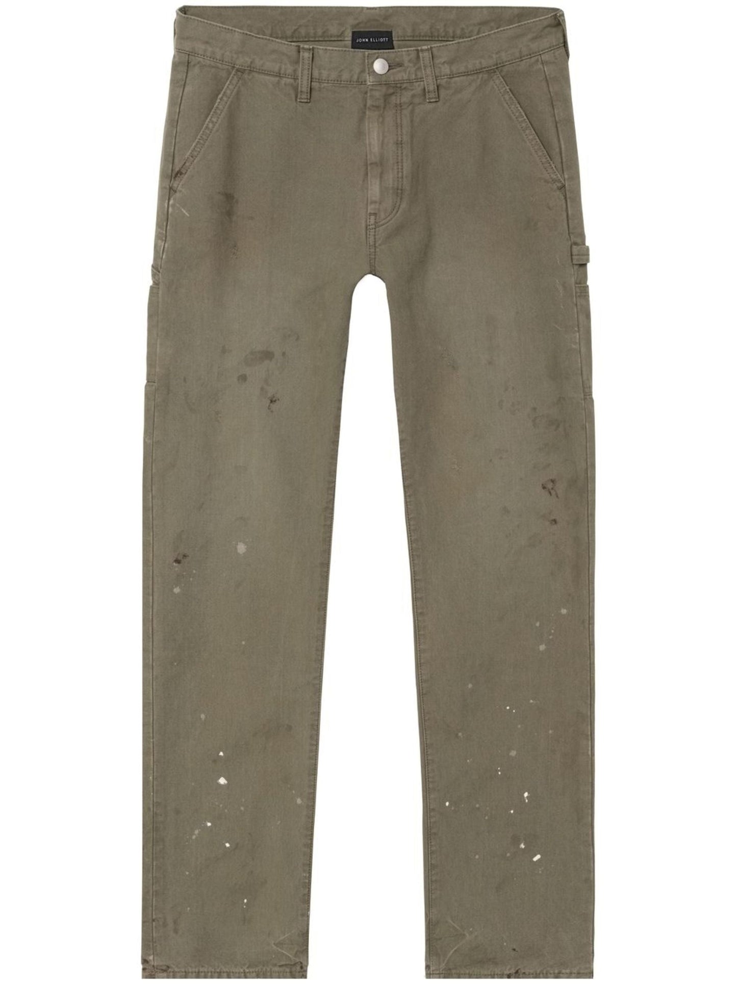 paint splatter work pants by john elliott - bottegalusso: premier destination for modern luxury menswear