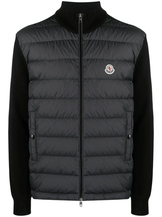 Padded Panel Knit Cardigan by Moncler - bottegalusso: Premier Destination for Modern Luxury Menswear