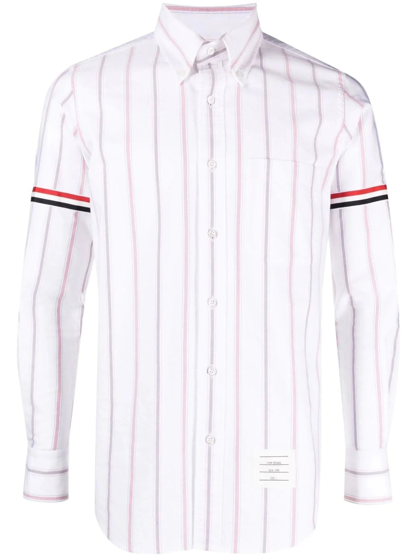 vertical stripe pattern cotton shirt