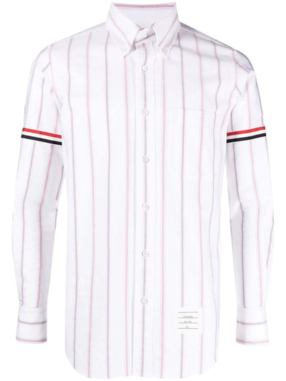 Vertical Stripe Pattern Cotton Shirt