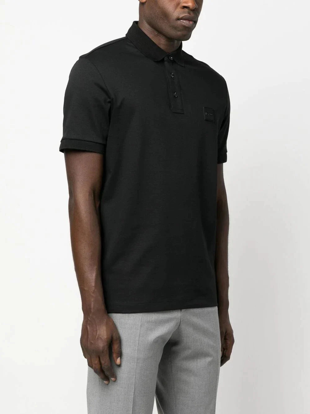 plain polo shirt by boss - bottegalusso: premier destination for modern luxury menswear