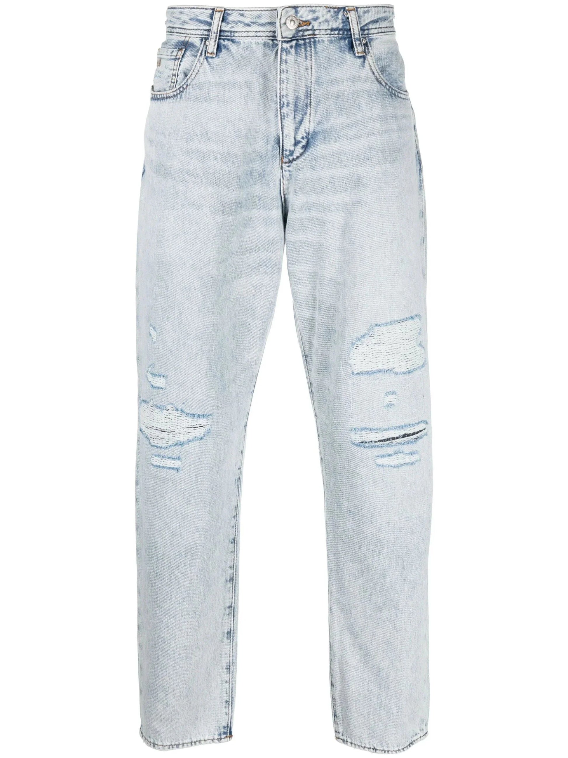 Tapered Denim Pants by Armani Exchange - bottegalusso: Premier Destination for Modern Luxury Menswear