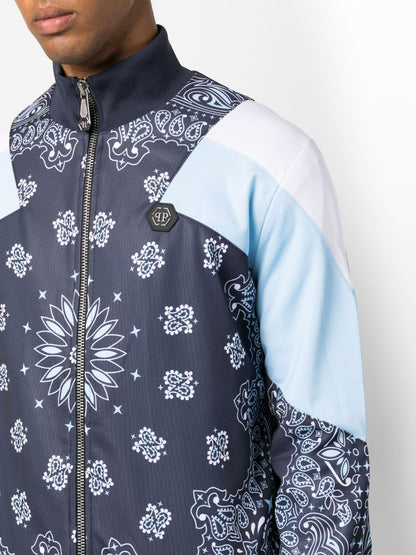 Paisley Print Tracksuit by Philipp Plein - bottegalusso: Premier Destination for Modern Luxury Menswear