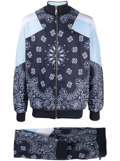 Paisley Print Tracksuit by Philipp Plein - bottegalusso: Premier Destination for Modern Luxury Menswear