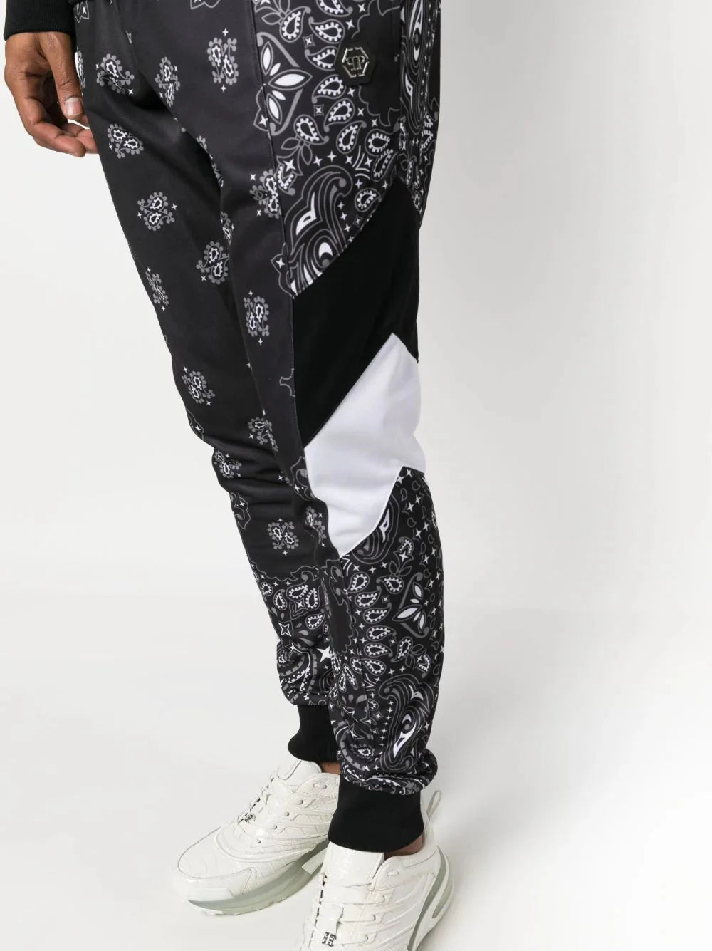 paisley print tracksuit by philipp plein - bottegalusso: premier destination for modern luxury menswear