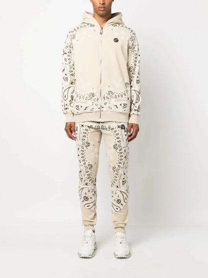 Paisley Print Tracksuit by Philipp Plein - bottegalusso: Premier Destination for Modern Luxury Menswear