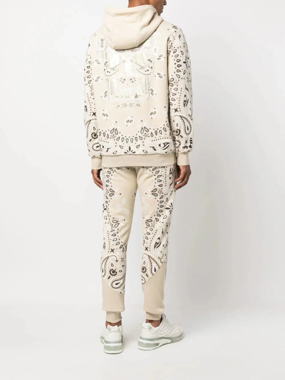 paisley print tracksuit by philipp plein - bottegalusso: premier destination for modern luxury menswear