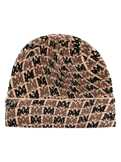 Swirl Monogram Beanie by Amiri - bottegalusso: Premier Destination for Modern Luxury Menswear