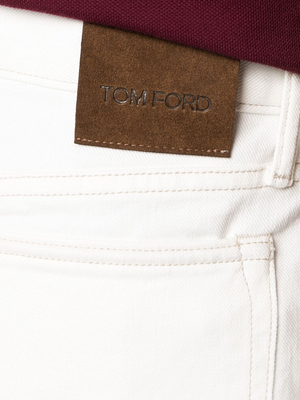 slim cut cotton jeans by tom ford - bottegalusso: premier destination for modern luxury menswear