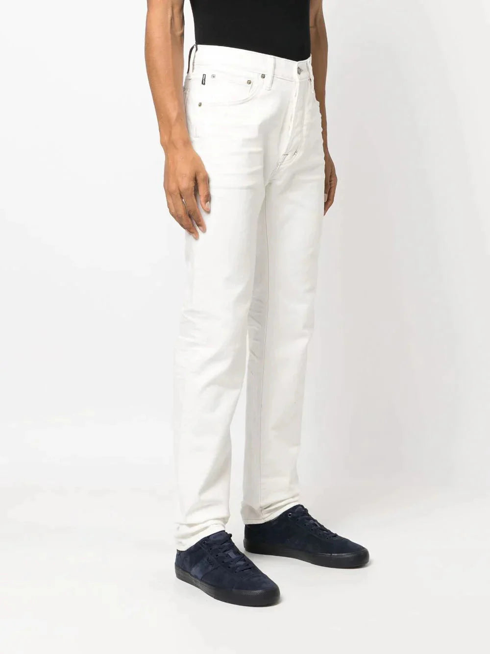 slim cut cotton jeans by tom ford - bottegalusso: premier destination for modern luxury menswear