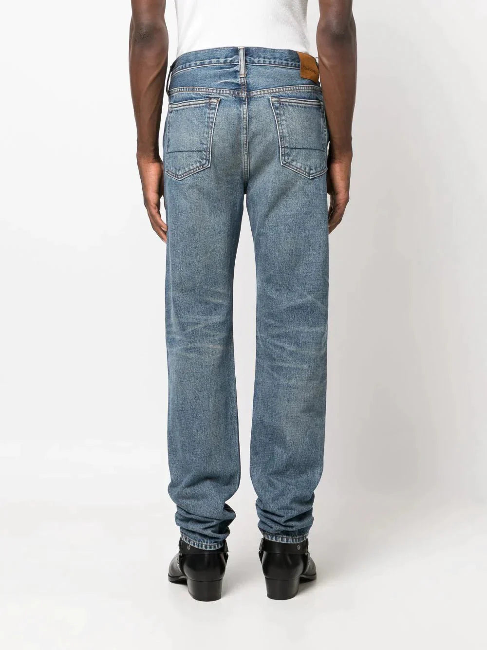 mid rise straight leg jeans by tom ford - bottegalusso: premier destination for modern luxury menswear