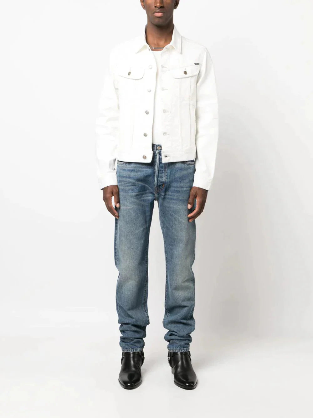 mid rise straight leg jeans by tom ford - bottegalusso: premier destination for modern luxury menswear