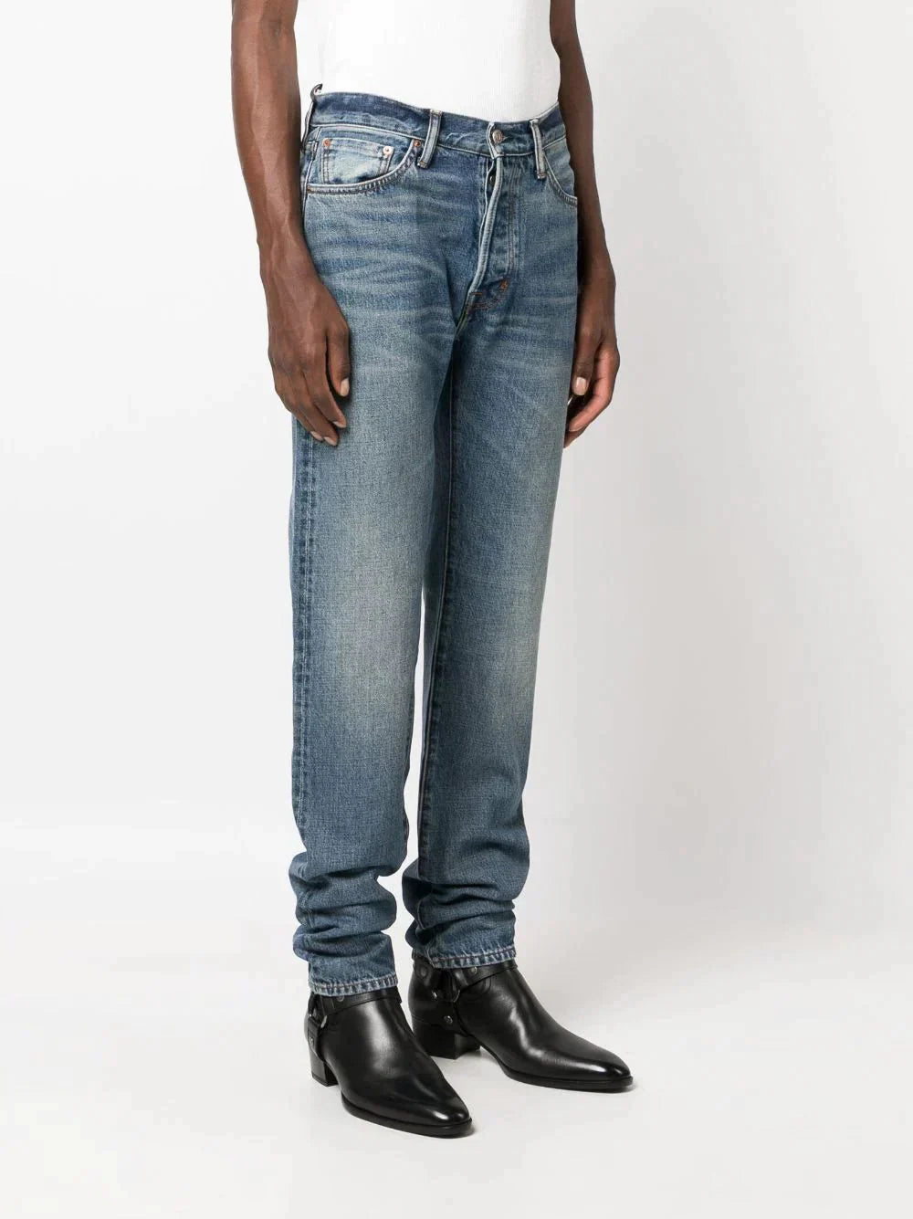 mid rise straight leg jeans by tom ford - bottegalusso: premier destination for modern luxury menswear