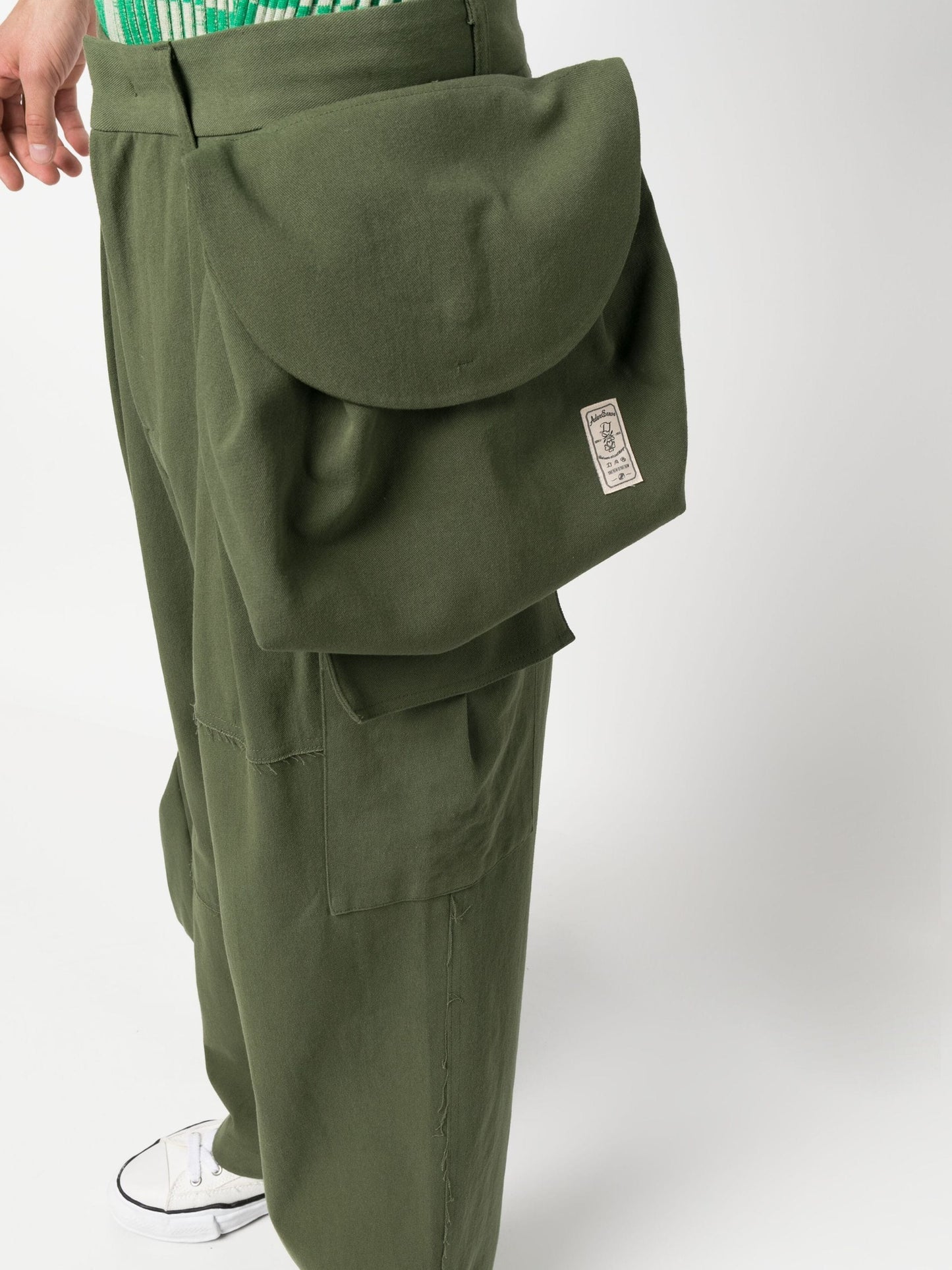 tard cotton cargo pants by ader error - bottegalusso: premier destination for modern luxury menswear