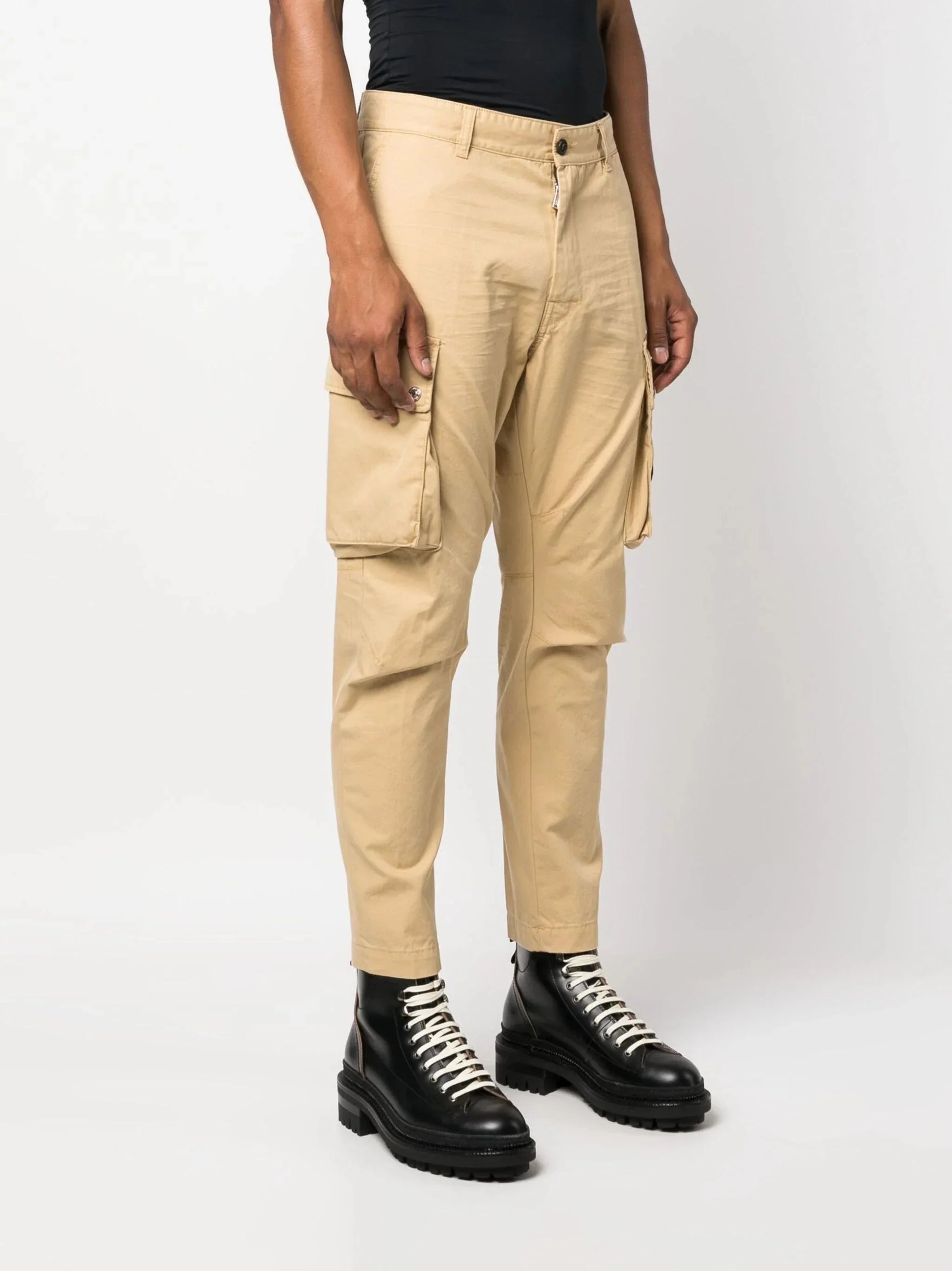 Tapered Leg Cargo Pants by Dsquared2 - bottegalusso: Premier Destination for Modern Luxury Menswear