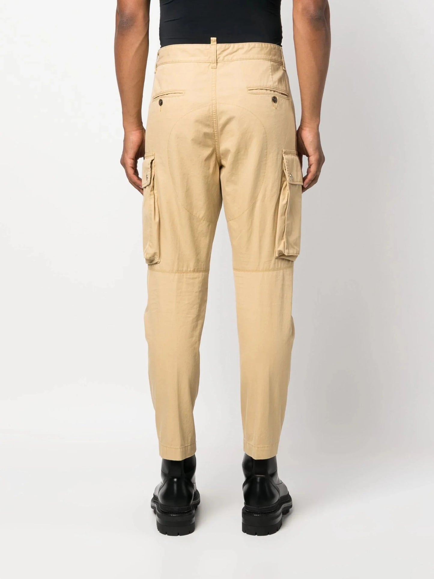 tapered leg cargo pants by dsquared2 - bottegalusso: premier destination for modern luxury menswear