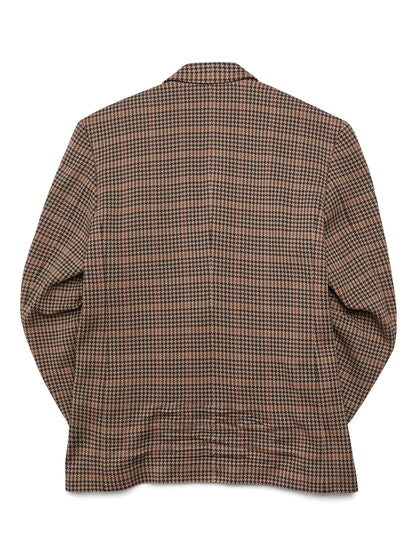 Single Breasted Check Pattern Blazer