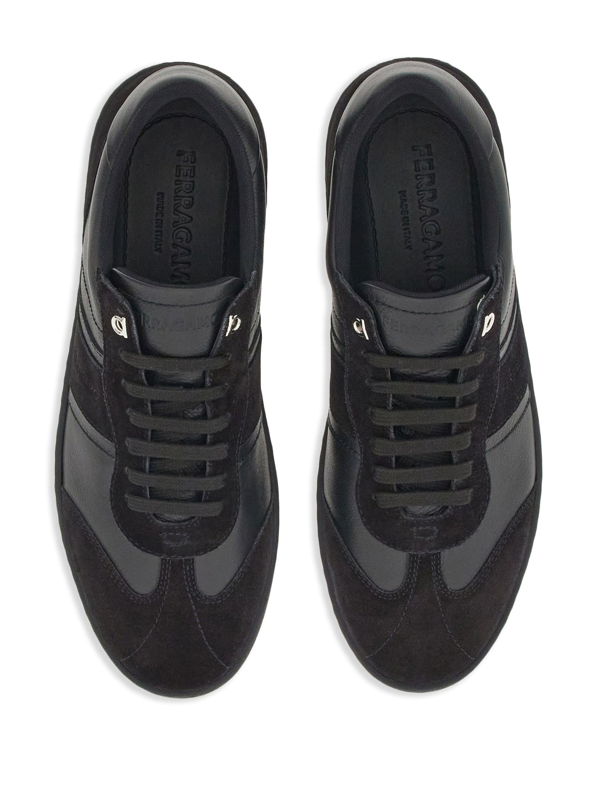 Logo-Debossed Low Top Sneakers by Ferragamo - bottegalusso: Premier Destination for Modern Luxury Menswear