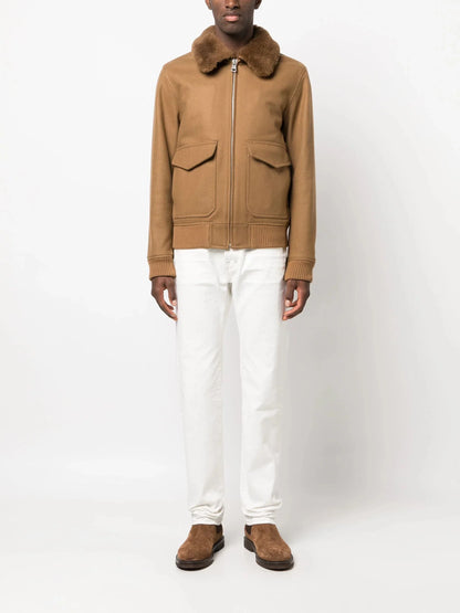 Shearling Collar Shirt Jacket