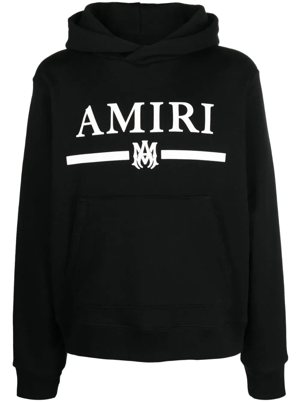 m.a. bar logo print hoodie by amiri - bottegalusso: premier destination for modern luxury menswear