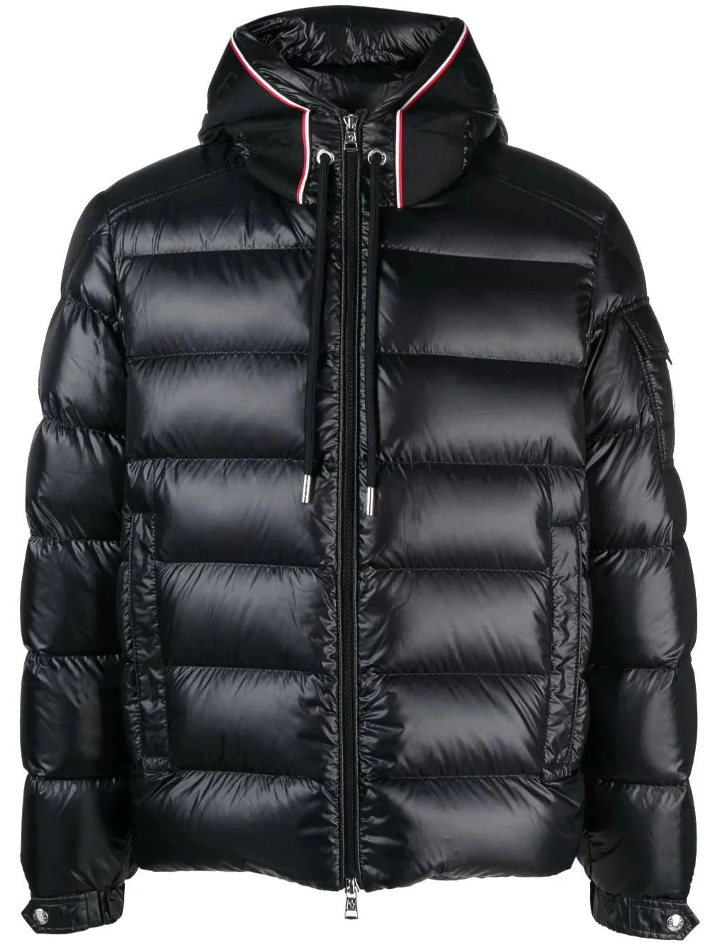 pavin jacket in a versatile black by moncler - bottegalusso: premier destination for modern luxury menswear