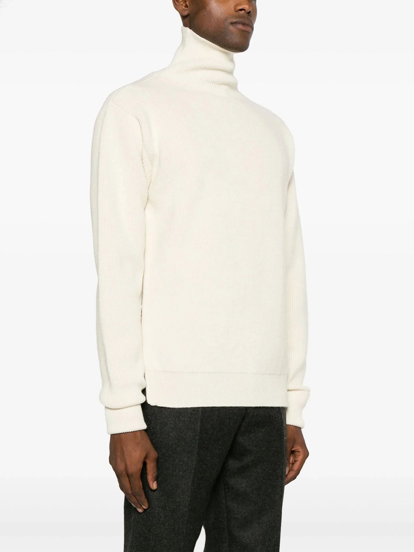 roll neck wool jumper by jil sander - bottegalusso: premier destination for modern luxury menswear