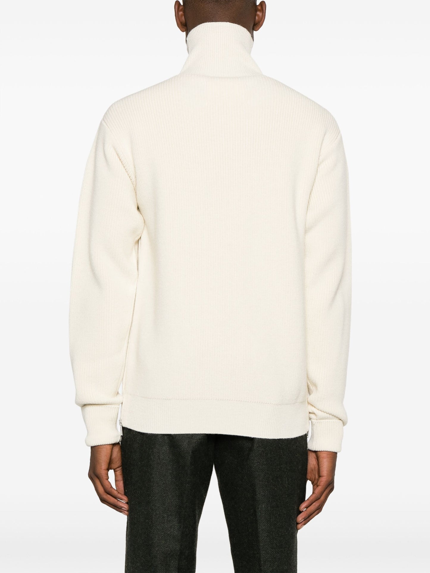 roll neck wool jumper by jil sander - bottegalusso: premier destination for modern luxury menswear