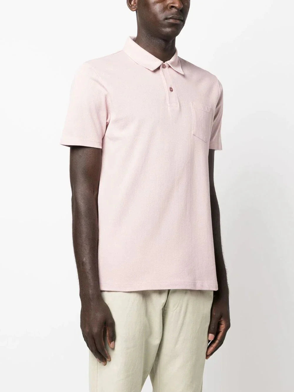 riviera cotton polo shirt by sunspel - bottegalusso: premier destination for modern luxury menswear