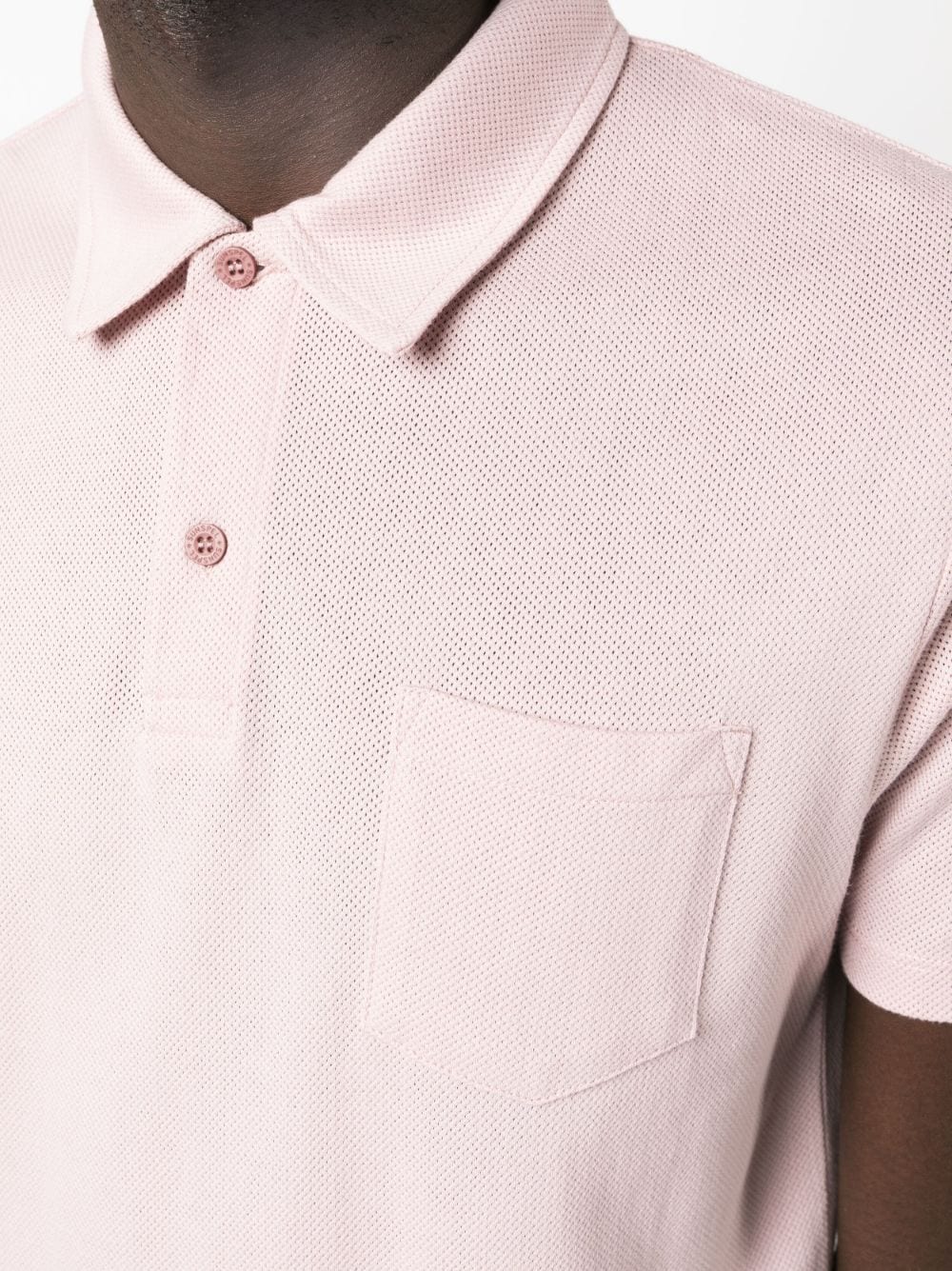 riviera cotton polo shirt by sunspel - bottegalusso: premier destination for modern luxury menswear