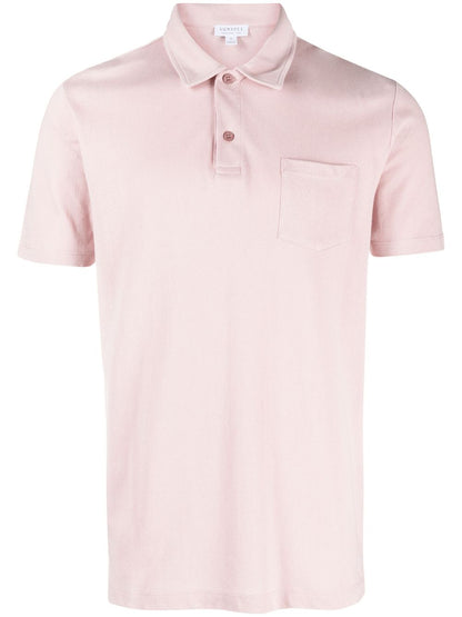 Riviera Cotton Polo Shirt by Sunspel - bottegalusso: Premier Destination for Modern Luxury Menswear