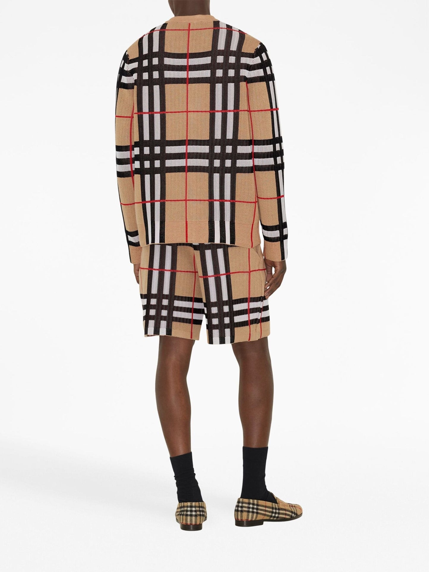 vintage check v neck cardigan by burberry - bottegalusso: premier destination for modern luxury menswear