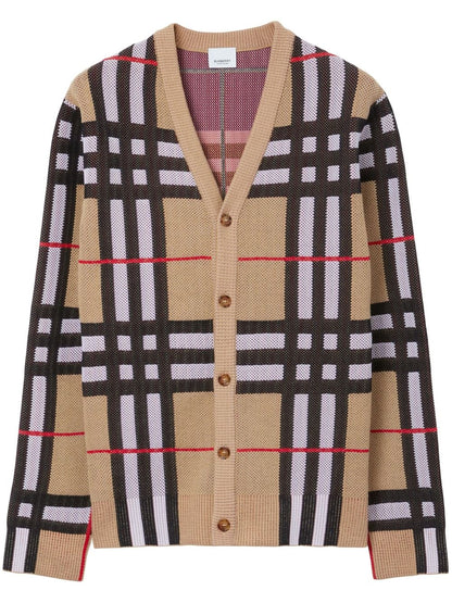 Vintage Check V neck Cardigan by Burberry - bottegalusso: Premier Destination for Modern Luxury Menswear