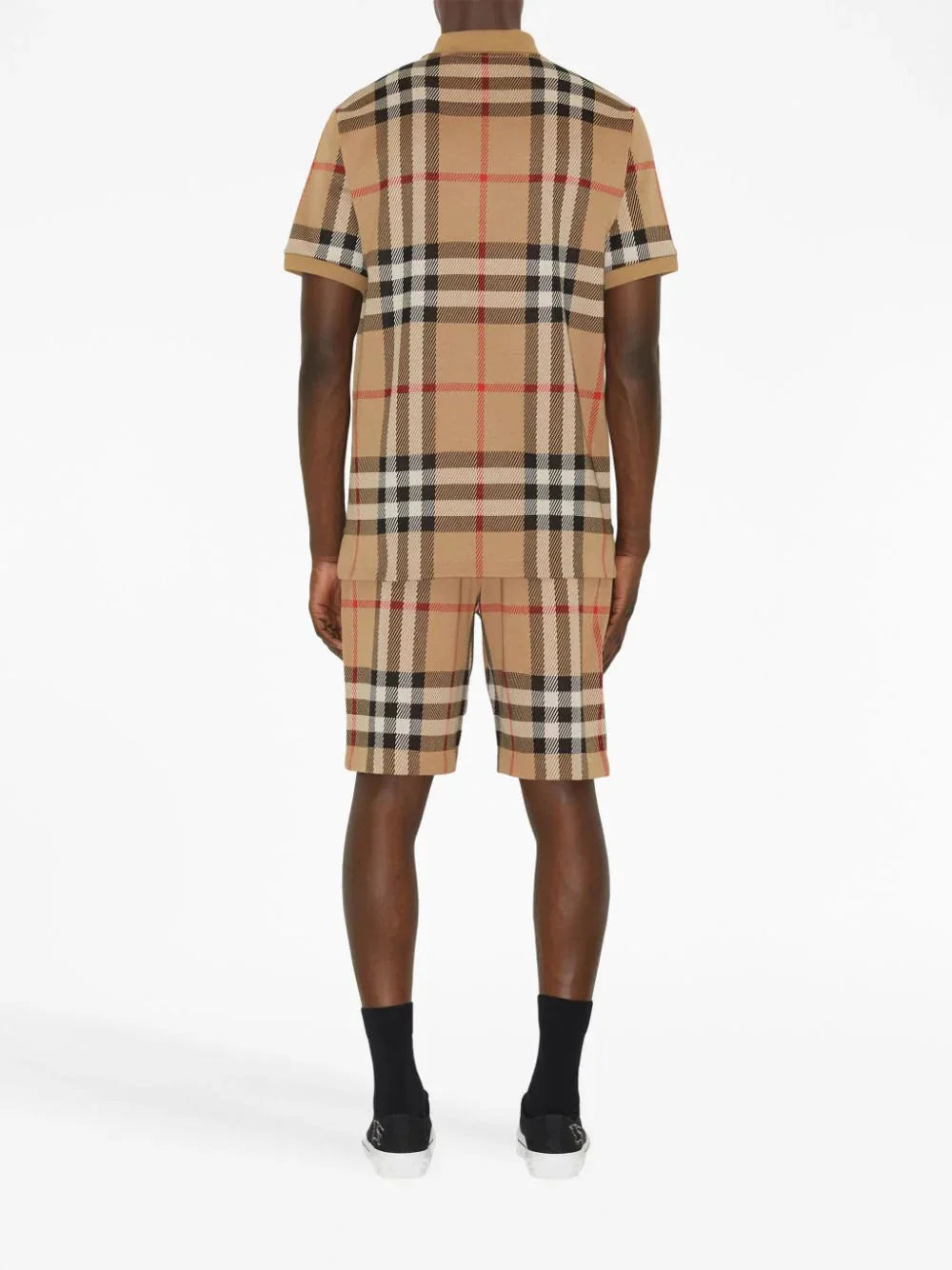 vintage check cotton polo shirt by burberry - bottegalusso: premier destination for modern luxury menswear