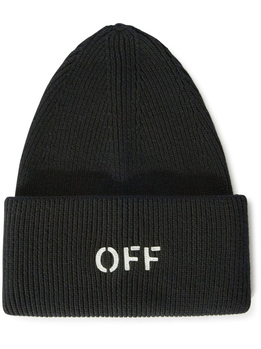 Off Stamp Knit Beanie by Off-White - bottegalusso: Premier Destination for Modern Luxury Menswear