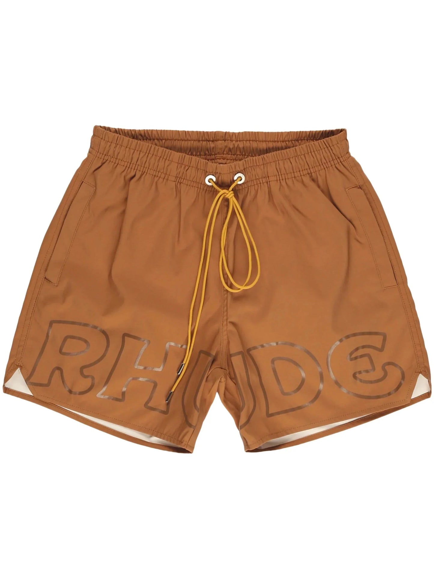 logo print swim shorts