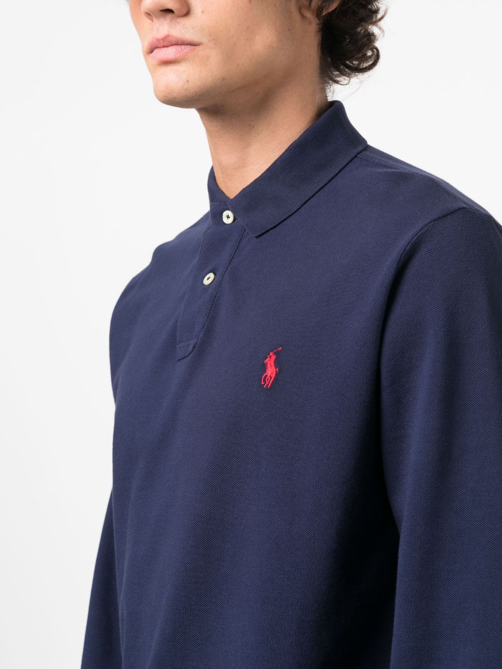 polo pony logo embroidered sweatshirt by ralph lauren - bottegalusso: premier destination for modern luxury menswear