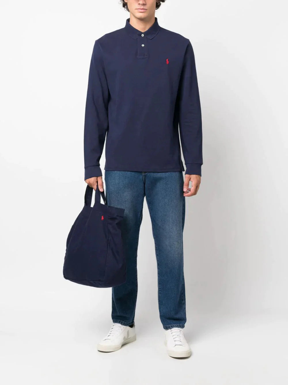 polo pony logo embroidered sweatshirt by ralph lauren - bottegalusso: premier destination for modern luxury menswear